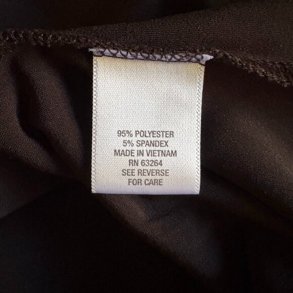 Roz & Ali – Cap Sleeve Pullover – XL – Black - Picture 4 of 5